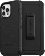 OtterBox iPhone 13 Pro Max & iPhone 12 Pro Max Defender Series Case - Black, Rugged & Durable, with Port Protection, Includes Holster Clip Kickstand - Image 2