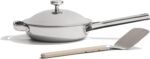 Our Place Mini Titanium Always Pan Pro | 8.5" PFAS-Free Nonstick Frying Pan with Spatula | Chef-Grade Tri-Ply Stainless Steel & Aluminum Build | Induction & Oven-Safe up to 1000°F | Chrome - Image 2
