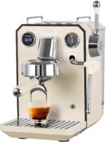 Owl Espresso Machine, 15 Bar Professional Semi-Automatic Espresso Maker with Milk Frother Steam Wand, 57oz Removable Water Tank, Dual Display, for Cappuccino, Latte at home, G3006, Ivory White - Image 2