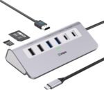 P9 USB C Hub, intpw 9-in-1 USB C Hub Multiport Adapter with 4K HDMI, PD 100W, Type-C & 2 USB A 3.0 5Gbps, 2 USB A 2.0, SD/TF Card Reader, Aluminum USB Hub for Laptop, iPhone 17 Series, MacBook, iPad - Image 2