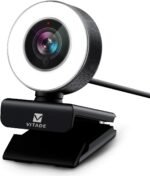 PC Webcam for Streaming HD 1080P, 960A USB Pro Computer Web Camera Video Cam for Mac Windows Laptop Conferencing Gaming Webcam with Ring Light & Microphone - Image 2