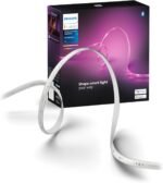 PHILIPS Hue Indoor 10 Ft Smart RGBWW LED Solo Lightstrip Base Kit, 1 Pack, Control with Hue App, LED Strip Lights Compatible with Alexa, Google Assistant and Apple HomeKit - Image 2