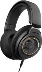 PHILIPS Over Ear Open Back Stereo Headphones Wired with Detachable Audio Jack, Studio Monitor Headphones for Recording Podcast DJ Music Piano Guitar (SHP9600) - Image 2