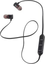 POCREATION Bluetooth Neckband Headphones, Magnet Bluetooth Sports Earphone Headset Headphone Sport Noise Cancelling Headphone for Gym Workout Running (Black) - Image 2