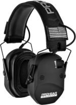 PROHEAR 022 Upgraded Electronic Shooting Earmuffs with Gel Cooling Ear Cushions - 29dB SNR Noise Reduction for Hunting & Gun Range, 5X Sound Amplification, 4 Omnidirectional Mics, HD Speakers,Black - Image 2