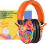 PROHEAR 032 Kids Ear Protection – Ear Muffs for Noise Reduction, 25NRR Noise Cancelling Headphones for Toddlers, Autism, Sensory Use, Hearing Protection – Orange - Image 2