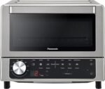 Panasonic FlashXpress Toaster Oven Countertop, Compact 4 Slice Toaster Oven w/Double Infrared Heating, PFAS-free, 6 Auto Cook Options & Precise Temperature Control, 1300W - NB-G200P (Stainless Steel) - Image 2