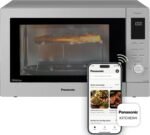 Panasonic HomeChef Connect Microwave Oven, Smart Multi Oven, Connected App for Automated Meal Prep, 4 Cooking Modes, Air Fryer, Convection Bake, FlashXpress Broiler, 1000W, 1.2 cu. Ft. - NN-CV87QS - Image 2