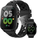 Parsonver Smart Watch for Men Women GPS, 10-Day Battery Fitness Tracker with Bluetooth Calling, 100+ Sports Modes, Heart Rate, Sleep Monitor, Step Counter, Activity Tracker for Android & iPhone, Black - Image 2