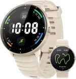 Parsonver Smart Watch for Swimming, 5ATM Waterproof Watch for Pool & Open Water, AI Swim Analysis, Built-in GPS & Compass, AMOLED Fitness Tracker 100+ Sport Mode, Heart Rate Sleep Monitor, French Grey - Image 2