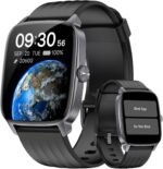 Pedometer Watch No APP/Phone Required, 1.85" Display Fitness Tracker Watch with Pedometer, Calories & Step Counter, Waterproof Smart Watches with Heart Rate Monitor, Sleep Tracking for Women Men - Image 2
