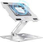 Peltier Laptop Cooler Stand - Thermoelectric Cooling Pad for 12-19" Laptops, Detachable Design with Height/Angle Adjustment, Ultra-Quiet Cooling for Gaming&Office - Image 2