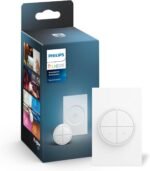 Philips Hue Wall Tap Dial Light Switch, Portable, White - 1 Pack - Requires Hue Lights and Hue Bridge - Smart Home - Easy, No-Wire Installation - Image 2