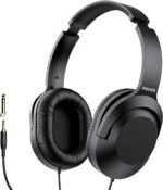 Philips Over Ear Wired Stereo Headphones for Podcasts, Studio Monitoring and Recording Headset for Computer, Keyboard and Guitar with 6.3 mm (1/4") Add On Adapter - Image 2