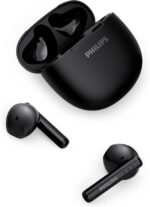 Philips TAT1139 Wireless Earbuds,True Wireless Headphones,Powerful Bass with 13 mm Driver,Clear Call with AI Mic,26-Hour Battery Life,Fast Charging,Bluetooth v5.4,IPX4 Rating,Ergonomic Design,Black - Image 2