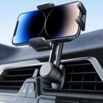 Phone Holders for Your Car: [Never Blocking] Air Vent Cell Phones Mount for iPhone 17 Pro Max & Samsung Android Smartphone [Thick Cases Friendly] Hands-Free Auto Mobile Phone Stand - Image 2