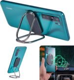 Phone Ring Holder Finger Kickstand Foldable Cellphone Stand 360° Rotation Metal Ring Grip Holder for Magnetic Car Mount Compatible with iPhone Samsung All Smartphone - Image 2