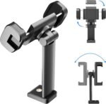 Phone Tripod Mount, Universal Smartphone Mount Adapter with Cold Shoe Mount, 360°Rotates and 180°Tilts Adjustable Cell Phone Clamp for iPhone 17 16 15 14/ Tripod/Selfie Stick/Camera Stand. - Image 2