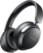 Picun NC60 Hybrid Active Noise Cancelling Headphones, Foldable Wireless Over Ear Bluetooth 5.4 Headphones, 80H Playtime, Transparency Mode, Stereo Bass, Custom EQ via App for Travel Home Black - Image 2