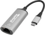 Plugable 5Gbps USB-C Ethernet Adapter | 5000Mbps Wired Network for Windows, macOS, and ChromeOS Laptops and Desktops | Realtek RTL8157 | Supports CAT6, CAT6a and CAT7 Cables (USBC-E5000) - Image 2