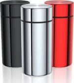 Portable Aluminum Storage Jar 3-Pack,Airtight Smell Proof Container, Metal Waterproof Small Bottle Multipurpose Container for Coffee & Teas, Herb Spices Container Screw-Top Lid Lock Odor - Image 2