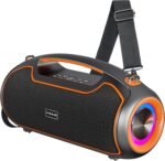 Portable Bluetooth Speakers Wireless Upgrade, 200W Peak Loud Sound/Deep Bass for Party, IP65 Waterproof Outdoor Speaker w/ 2*Subwoofer/2*Tweeter/DSP/Bass Boost/TWS/TF/USB/AUX, 24H Playtime - Image 2