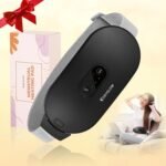 Portable Cordless Heating Pad Cramps:COSYGLOW 6 Heat Levels 6 Massage Modes, 3S Fast Heating,Period Menstrual Electric Heating Pad for Back Pain Relief,Gifts for Women and Girls(Black) - Image 2