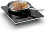 Portable Induction Cooktop, Hot Plate Countertop Burner with 10 Temp Levels, Timer, Auto-Shut-Off, Touch Panel, LED Display, Auto Pot Detection, Child Safety Lock - Image 2