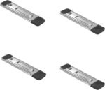 Portable Invisible Laptop Stand Mini Aluminum Cooling Pad Keyboard Riser Ergonomic with Computer Keyboard Stand, Laptop Kickstand, Laptop Legs, Light Grey - Image 2