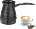 Portable Turkish Coffee Pot - 600ml Electric Coffee Pot ABS and Stainless Steel Americano Kettle/Maker with Removable Anti Scald Handle for Heating Coffee Tea Milk,5-6 Cups - Image 2
