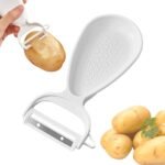 Potato Peelers | Ginger Grater Tool | Potatoes Peeler | for Lemon Chocolate Cucumber Fruit Kitchen Restaurant Picnic Prep - Image 2