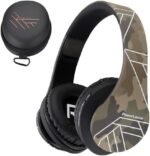 PowerLocus Bluetooth Over-Ear Headphones, Wireless Stereo Foldable Headphones Wireless and Wired Headsets with Built-in Mic, Micro SD/TF, FM for iPhone/Samsung/iPad/PC (Camo) - Image 2