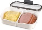 ProKeeper Split Deli Food Storage Container with Air-Tight Silicone Seal and Dry Erase Compatible Lid, 11.75 - Image 2