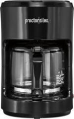 Proctor Silex 10-Cup Coffee Maker, Works with Smart Plugs That Are Compatible with Alexa, Auto Pause and Serve, Black (48351PS) - Image 2