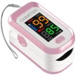 Pulse Oximeter Fingertip, Blood Oxygen Saturation Monitor with Large LED Display, Heart Rate Monitor for Adults, Fingertip Pulse Oximetr, with Lanyard (Rose Gold) - Image 2