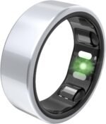 QALO QRNT Slim Smart Ring – Lightweight Water-Resistant Titanium Fitness Tracker, Advanced Tracking for Sleep, Steps, HRV, Women’s Health, No Subscription Fee, iOS & Android Compatible (Silver, 11) - Image 2