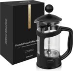 RAINBEAN Mini French Press Coffee Maker, 1 Cup, 12oz, Maximum Flavor Brewer with Stainless Steel Filter, 350ml - Small - Image 2