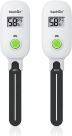 RAINPOINT Smart Digital Wireless Plant Moisture Meter Houseplant Indoor,WiFi Hub Needed,Capacitive Probe,Leave-in Soil Hygrometer Sensor,Real-time Monitor Outdoor Greenhouse Gardening(Two-Pack Set) - Image 2