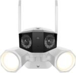 REOLINK 4K 8MP Floodlight Security Camera Outdoor, Dual-Lens Camera w/ 180° FOV, Dual-Band Wi-Fi 6, Color Night Vision with 1800lm Floodlight, Smart AI Detection, IP67 Waterproof, AC (100~240V) - Image 2