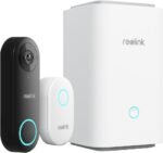 REOLINK 5MP Outdoor Doorbell WiFi Camera(White) with Home Hub, 5G&2.4G WiFi Security Camera System, 4:3 Wide View Angle, Smart Detection, Local Storage, No Subscription - Image 2