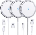 RYND 2026 Latest Magnetic Wireless Charger for iPhone: Mag Safe Charger Fast Charging Pad Compatible with iPhone 17 16 15 14 13 12 Pro Max Plus & Airpods 2 3 4Pro(3 Pack) - Image 2