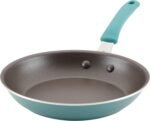 Rachael Ray Cook + Create Nonstick Frying Pan/Skillet, 10 Inch, Agave Blue - Image 2
