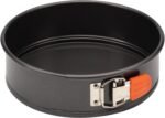 Rachael Ray Oven Lovin' Nonstick Bakeware Springform Baking Pan/ Springform Cake Pan / Cheesecake Pan With Grips, Round - 9 Inch, Gray - Image 2