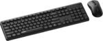 Rapoo X2100 Quiet Wireless Keyboard and Mouse Combo, 2.4GHz USB Receiver, 12 Multimedia Keys, Spill-Proof, Full-Sized, Compatible with PC, Laptop, Black - Image 2