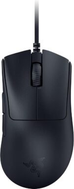 Razer DeathAdder V3 Wired Gaming Mouse: 59g Ultra Lightweight - Focus Pro 30K Optical Sensor - Fast Optical Switches Gen-3-8K Hz HyperPolling-6 Programmable Buttons -Ergonomic -Speedflex Cable- Black - Image 2