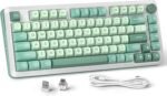 Redragon K681 Wireless Mechanical Keyboard, Gasket Mounted RGB Gaming Keyboard with Volume Knob, MDA-Profile, Pre-Lubed Linear Switches, 81 Keys 75％ Tri-Mode Hot Swappable for PC/Xbox/Ps4/5 - Image 2