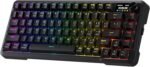 Redragon K724 PRO Wireless Gasket Gaming Keyboard w/Hype Screen & Knob, 81-Key Mechanical Keyboard, Easy-Control 1.14’’ TFT Info Display, 5-Layer Noise Dampening, Custom Linear Switch - Image 2