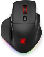 Redragon Large Wireless Gaming Mouse for Big Hands, Tri-Modes 2.4G/Bluetooth/Wired Rechargeable Ergo RGB Mouse with 2 Side Buttons, 6 Backlit Modes, Programmable Macro Gamer Mouse - Image 2