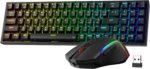 Redragon S136 Gaming Keyboard & Mouse Combo, 75% K628 Tri-Mode Wireless RGB Mechanical Keyboard and 7200 DPI Wireless Gaming Mouse Bundle, Convenient Shared Dongle - Image 2