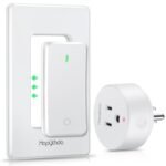 Remote Control Outlet,Buckle Design Removable Wireless Wall Mounted Light Switch,Wireless Light Switch with 300 ft 15A 1500W,No Wiring Electrical Remote Outlet for Appliance - Image 2